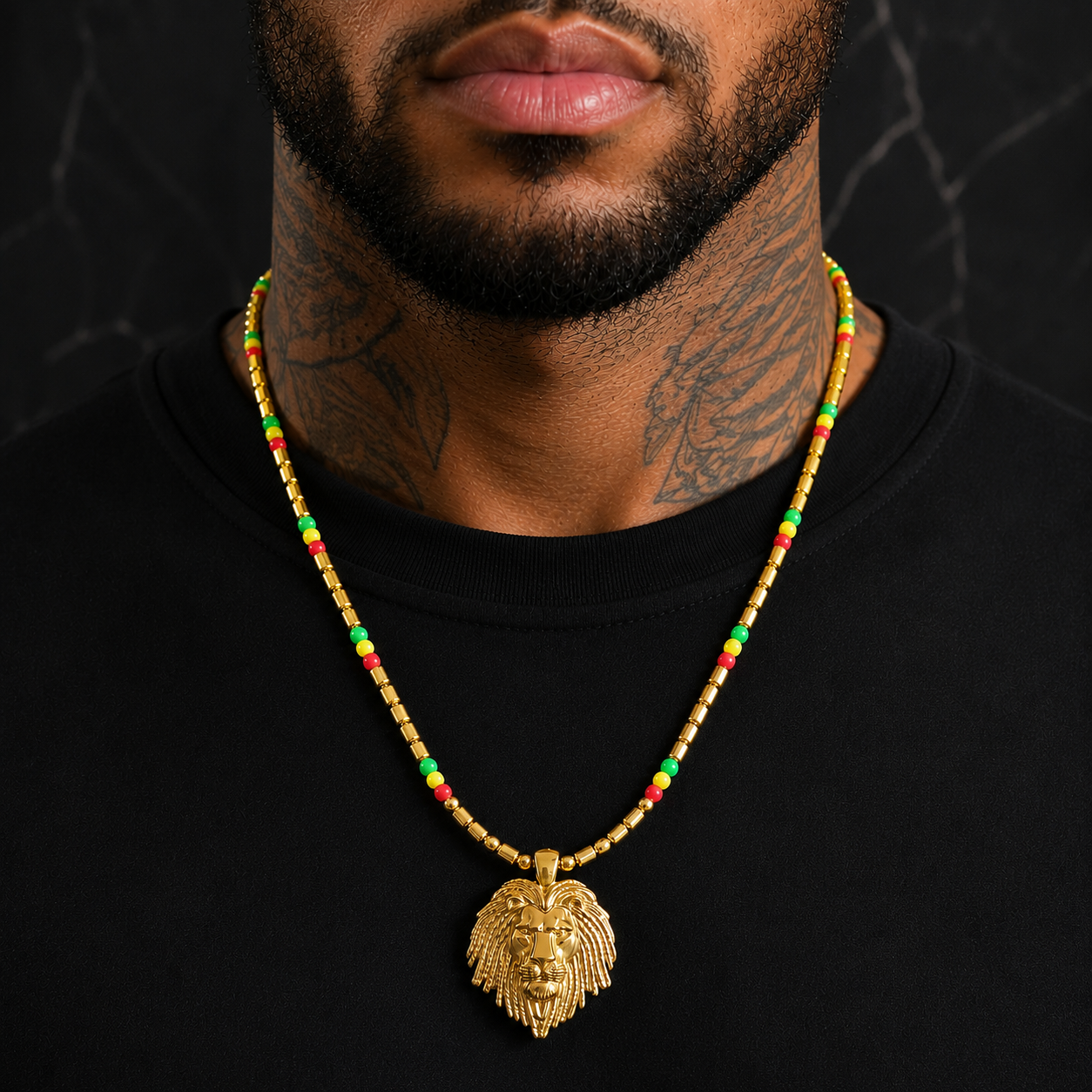 Rasta Lion Pendant