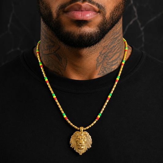 Rasta Lion Pendant