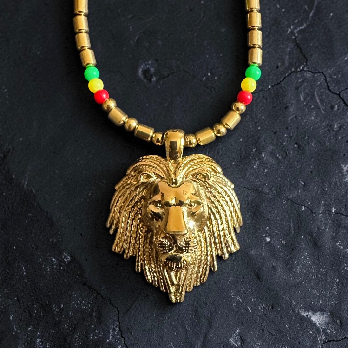 Rasta Lion Pendant